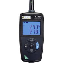 Chauvin Arnoux C.A 1246 vlhkoměr vzduchu (hygrometr), 3.0 % rF-98.0 % rF, datalogger a bezdrátové USB rozhraní , Funkce dataloggeru , detektor bodu tání/plísně