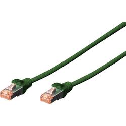 Digitus DK-1644-A-070 RJ45 síťové kabely, propojovací kabely CAT 6A S/FTP 7.00 m šedá bez halogenů, kroucené páry , s ochranou, samozhášecí 1 ks