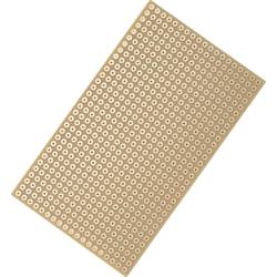 TRU COMPONENTS eurodeska tvrzený papír (d x š) 160 mm x 100 mm 35 µm Rastr (rozteč) 5.08 mm Množství 4 ks