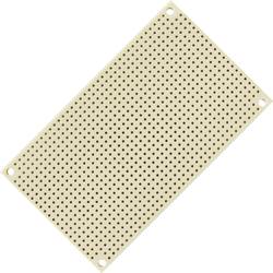 TRU COMPONENTS eurodeska bez CU vložky tvrzený papír (d x š) 100 mm x 60 mm 35 µm Rastr (rozteč) 2.54 mm Množství 4 ks