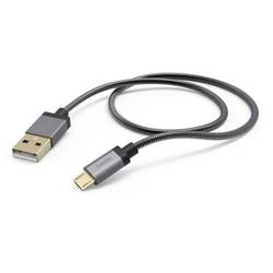 Hama USB kabel USB 2.0 USB-A zástrčka, USB Micro-B zástrčka 1.50 m antracitová 00173625