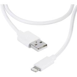 Vivanco USB kabel USB 2.0 USB-A zástrčka, Apple Lightning konektor 1.20 m bílá 36299