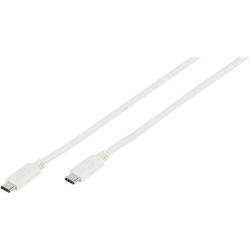 Vivanco USB kabel USB 3.2 Gen1 (USB 3.0 / USB 3.1 Gen1) USB-C ® zástrčka, USB-C ® zástrčka 1.00 m bílá 39641