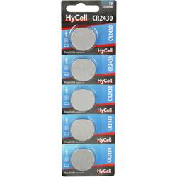 HyCell knoflíkový článek CR 2430 3 V 5 ks 300 mAh lithiová CR2430