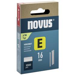 Novus Tools 044-0089 Hřebíky do sponkovačky Typ J Vnější délka 16 mm 1000 ks
