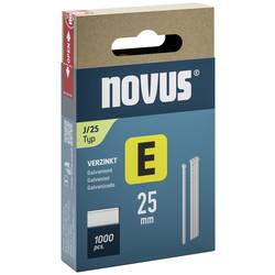 Novus Tools 044-0091 Hřebíky do sponkovačky Typ J Vnější délka 25 mm 1000 ks