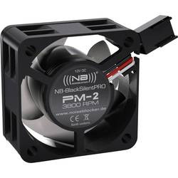 NoiseBlocker BlackSilent Pro PC větrák s krytem černá (š x v x h) 40 x 40 x 20 mm