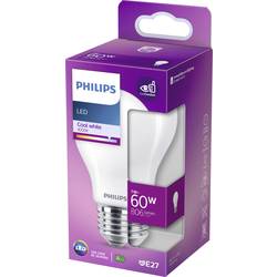 Philips LED 78201600 LED Energetická třída (EEK2021) E (A - G) E27 klasická žárovka 7 W = 60 W neutrální bílá (Ø x v) 6 cm x 11 cm 1 ks