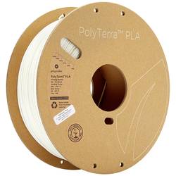 Polymaker 70822 PolyTerra PLA vlákno pro 3D tiskárny PLA plast Nižší obsah plastů 1.75 mm 1000 g bílá (matná) 1 ks