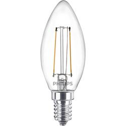 Philips LED 78205400 LED Energetická třída (EEK2021) E (A - G) E14 svíčkový tvar 2 W = 25 W teplá bílá (Ø x v) 3.5 cm x 9.7 cm 2 ks