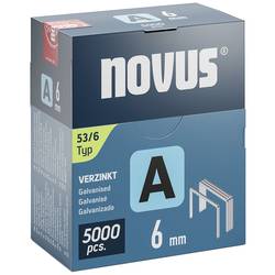 Novus Tools 042-0761 sponky do sešívačky Typ 53 5000 ks Rozměry (d x š x v) 6 x 11.3 x 6 mm