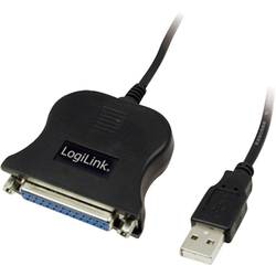 LogiLink USB kabel [1x USB 1.1 zástrčka A - 1x D-SUB zásuvka 25pólová] UA0054