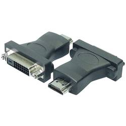 LogiLink AH0002 DVI / HDMI adaptér [1x DVI zásuvka 24+1pólová - 1x HDMI zástrčka] černá