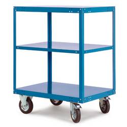 Manuflex TT4022.5012 regálový vozík ocel práškově lakováno Zatížení (max.): 400 kg zářivá modrá
