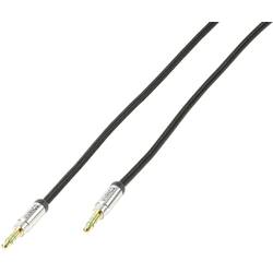 Vivanco 38768 jack audio kabel [1x jack zástrčka 3,5 mm - 1x jack zástrčka 3,5 mm] 0.50 m černá