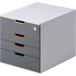 Durable VARICOLOR 4 SAFE - 7606 760627 box se zásuvkami šedá DIN A4, DIN C4 , Folio , Letter Počet zásuvek: 5