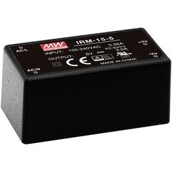 MW Mean Well IRM-15-5 AC/DC zdroj do DPS 5 V/DC 3 A 15 W