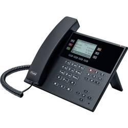 Auerswald COMfortel D-110 šňůrový telefon, VoIP handsfree, konektor na sluchátka, optická signalizace hovoru, PoE grafický displej černá