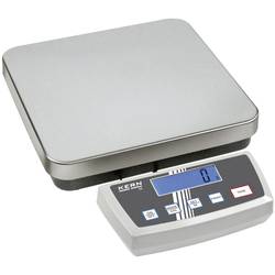Kern DE6K05A plošinová váha DE 6K0.5A Max. váživost 6 kg Rozlišení 0.5 g přes napájecí zdroj do zásuvky stříbrná