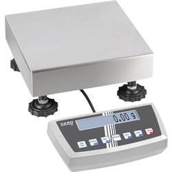 Kern DS 10K0.1S plošinová váha 10 kg, rozlišení 0.1 g 230 V, napájeno akumulátorem, stříbrná