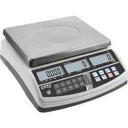 Kern CPB 15K2DM počítací váha 15 kg, rozlišení 1 g, 2 g 230 V, napájeno akumulátorem, stříbrná