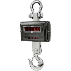 Kern HFM 5T0.5 jeřábová váha 5000 kg, rozlišení 500 g napájeno akumulátorem, přes napájecí zdroj do zásuvky