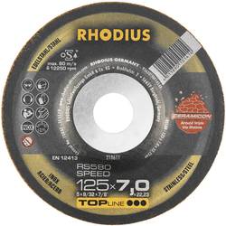 Rhodius 210611 RS580 SPEED brusný kotouč lomený Průměr 125 mm Ø otvoru 22.23 mm nerezová ocel, ocel 1 ks