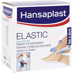 Hansaplast 1009242 Náplastě Hansaplast ELASTIC náplast (d x š) 5 m x 6 cm