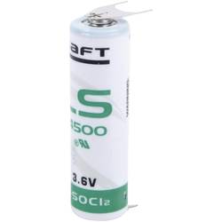 Saft LS 14500 3PF speciální typ baterie AA pájecí kolíky ve tvaru U lithiová 3.6 V 2600 mAh 1 ks
