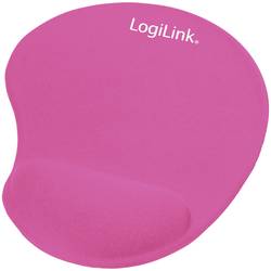 LogiLink ID0027P podložka pod myš s opěrkou pod zápěstí ergonomická růžová