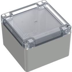 TRU COMPONENTS TC-10860544 univerzální pouzdro 104.80 x 104.80 x 74.70 polykarbonát světle šedá 1 ks