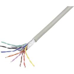Conrad Components 1226969 telefonní kabel J-Y(ST)Y 8 x 2 x 0.6 mm šedá 10 m