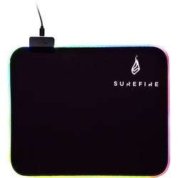 Surefire Gaming Silent Flight RGB-320 herní podložka pod myš s podsvícením černá