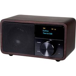 Kathrein DAB+ 1 mini stolní rádio DAB+, FM Bluetooth dřevo (tmavé)