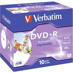 Verbatim 43508 DVD+R 4.7 GB 10 ks Jewelcase s potiskem