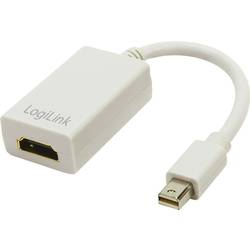 LogiLink CV0036A DisplayPort / HDMI adaptér [1x mini DisplayPort zástrčka - 1x HDMI zásuvka] bílá 10.00 cm