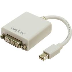 LogiLink CV0037 DisplayPort / DVI adaptér [1x mini DisplayPort zástrčka - 1x DVI zásuvka 24+5pólová] bílá 0.09 m