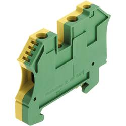 W-Series, PE terminal, Rated cross-section: 10 mm², Screw connection, Direct mounting WPE 10/ZR 1042500000 Weidmüller 50 ks