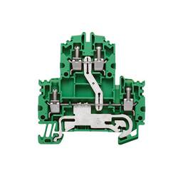 W-Series, PE terminal, Double-tier terminal, Rated cross-section: Screw connection, Direct mounting WDK 4N PE 1041920000 Weidmüller 100 ks