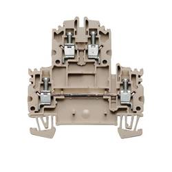 W-Series, Double-tier terminal, Screw connection, Direct mounting, Beige WDK 4N 1041900000 Weidmüller 100 ks