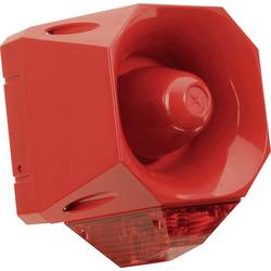 ComPro kombinované signalizační zařízení Asserta AV červená zábleskové světlo, stálý tón 24 V/DC 120 dB
