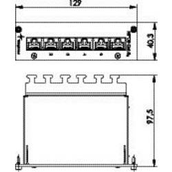 Telegärtner 100006991 6 portů síťový patch panel CAT 6A 3 U