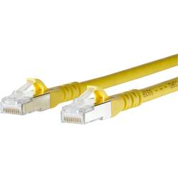 Metz Connect 1308452077-E RJ45 síťové kabely, propojovací kabely CAT 6A S/FTP 2.00 m žlutá s ochranou 1 ks