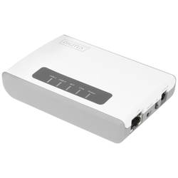 Digitus DN-13024 síťový print server USB-A, LAN (až 100 Mbit/s), Wi-Fi 802.11 b/g/n