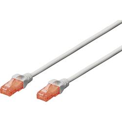Digitus DK-1617-300 RJ45 síťové kabely, propojovací kabely CAT 6 U/UTP 30.00 m šedá bez halogenů 1 ks