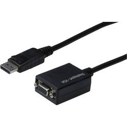 Digitus AK-340403-001-S DisplayPort / VGA adaptér [1x zástrčka DisplayPort - 1x VGA zásuvka] černá 15.00 cm