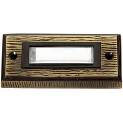 Heidemann 70301 zvonkový panel (tlačítka) se jmenovkou 1násobné bronzová 24 V/1 A