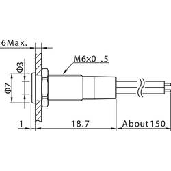 TRU COMPONENTS TC-7495116 LED žárovka zelená 12 V DC/AC