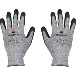 TOOLCRAFT TO-5621604 HPPE vlákna , polyester, syntetické vlákno , polyuretan rukavice odolné proti proříznutí Velikost rukavic: 8 CAT II 1 pár