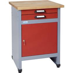 Küpper 12292 přístavný stůl k pracovnímu stolu (š x v x h) 600 x 840 x 600 mm červená, stříbrná